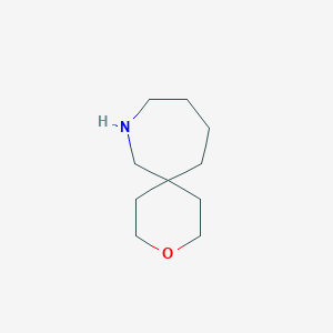 molecular formula C10H19NO B13346087 3-Oxa-8-azaspiro[5.6]dodecane 