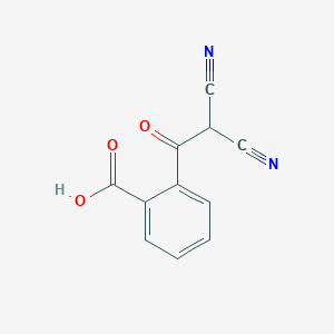 molecular formula C11H6N2O3 B13346127 2-(2,2-Dicyanoacetyl)benzoic acid 
