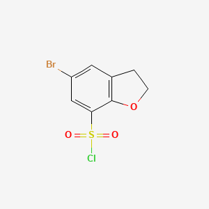 5-bromo-2,3-dihydrobenzofuran-7-sulfonyl Chloride