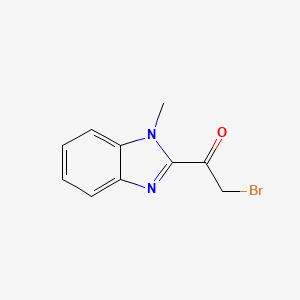 2-bromo-1-(1-methyl-1H-benzimidazol-2-yl)-1-ethanone
