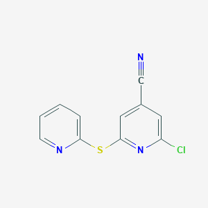 2-Chloro-6-(2-Pyridylthio)Isonicotinonitrile