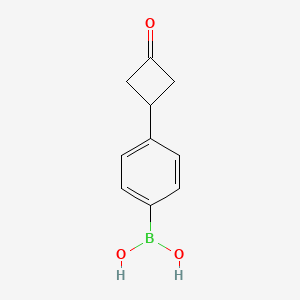molecular formula C10H11BO3 B1334688 (4-(3-Oxocyclobutyl)phenyl)boronic acid CAS No. 254893-03-3