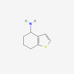 molecular formula C8H11NS B1334704 4,5,6,7-Tetrahydro-1-benzothiophen-4-amine CAS No. 58094-17-0