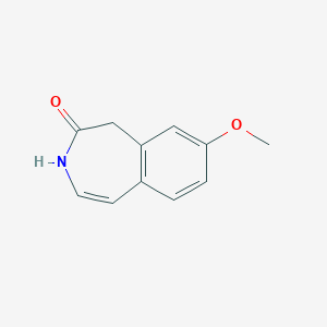 molecular formula C11H11NO2 B1334708 8-Methoxy-1H-benzo[d]azepin-2(3H)-one CAS No. 85175-85-5