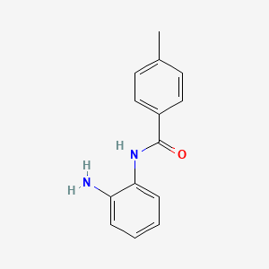 molecular formula C14H14N2O B1334711 N-(2-aminophenyl)-4-methylbenzamide CAS No. 71255-53-3