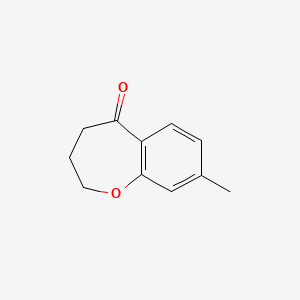 molecular formula C11H12O2 B1334712 8-Methyl-2,3,4,5-tetrahydro-1-benzoxepin-5-one CAS No. 57932-19-1