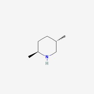 molecular formula C7H15N B13347182 trans-2,5-Dimethylpiperidine 