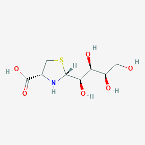 molecular formula C8H15NO6S B1334733 (2R,4R)-2-[D-Xylo-tetrahydroxybut-1-yl]-1,3-thiazolidine-4-carboxylic acid CAS No. 110270-19-4
