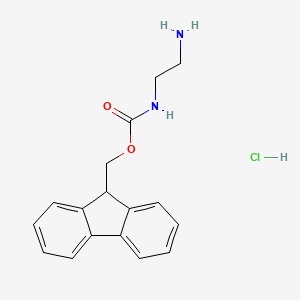 molecular formula C17H19ClN2O2 B1334735 单-fmoc 乙二胺盐酸盐 CAS No. 391624-46-7