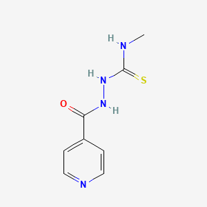 molecular formula C8H10N4OS B1334743 2-isonicotinoyl-N-methylhydrazinecarbothioamide CAS No. 4406-96-6