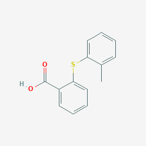 molecular formula C14H12O2S B1334747 Benzoic acid, 2-[(2-methylphenyl)thio]- CAS No. 87548-96-7