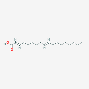 molecular formula C18H32O2 B13347483 Octadeca-2,9-dienoic acid 