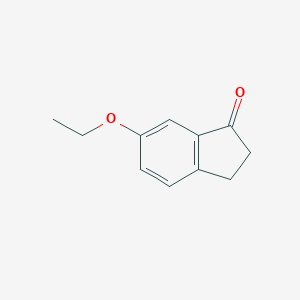 molecular formula C11H12O2 B133475 6-Ethoxy-2,3-dihydro-1H-inden-1-one CAS No. 142888-69-5