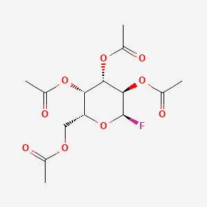molecular formula C14H19FO9 B1334750 2,3,4,6-tetra-o-Acetyl-alpha-D-galactopyranosyl fluoride CAS No. 4163-44-4