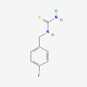 molecular formula C8H9FN2S B1334751 N-(4-fluorobenzyl)thiourea CAS No. 405-74-3