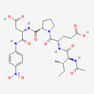 molecular formula C28H38N6O11 B1334752 Ac-IEPD-PNA CAS No. 216757-29-8