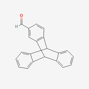 molecular formula C21H14O B1334753 pentacyclo[6.6.6.02,7.09,14.015,20]icosa-2(7),3,5,9,11,13,15,17,19-nonaene-4-carbaldehyde CAS No. 38303-29-6