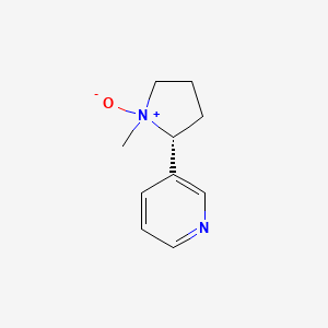 molecular formula C10H14N2O B13347582 (1S,2R)-1-Methyl-2-(pyridin-3-yl)pyrrolidine 1-oxide CAS No. 29419-55-4