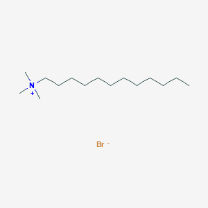 molecular formula C15H34N.Br<br>C15H34BrN B133476 Dodecyltrimethylammonium bromide CAS No. 1119-94-4