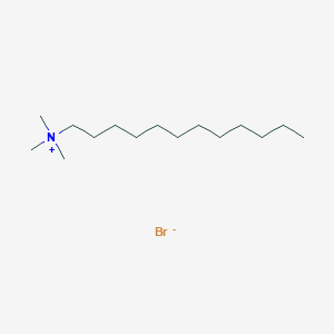 molecular formula C₁₅H₃₄BrN B133476 Dodecyltrimethylammonium bromide CAS No. 1119-94-4