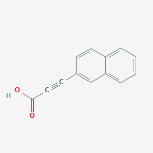 molecular formula C13H8O2 B1334761 3-(2-Naphthyl)prop-2-ynoic acid CAS No. 4843-43-0