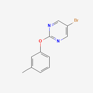 molecular formula C11H9BrN2O B1334773 5-Bromo-2-(m-tolyloxy)pyrimidine CAS No. 73221-74-6