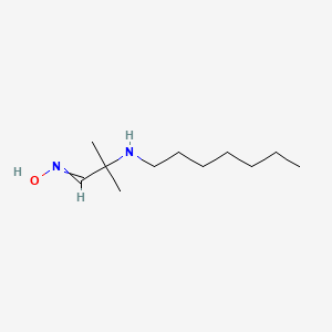 N-[2-(heptylamino)-2-methylpropylidene]hydroxylamine