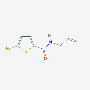 molecular formula C8H8BrNOS B1334788 N-allyl-5-bromothiophene-2-carboxamide CAS No. 392238-35-6