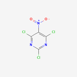 molecular formula C4Cl3N3O2 B1334791 2,4,6-Trichloro-5-nitropyrimidine CAS No. 4359-87-9