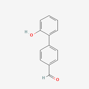 molecular formula C13H10O2 B1334810 2'-Hydroxy-[1,1'-biphenyl]-4-carbaldehyde CAS No. 400744-38-9