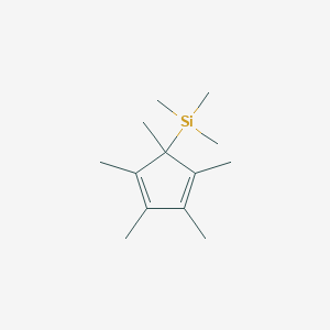 molecular formula C13H24Si B1334815 5-(三甲基甲硅烷基)-1,2,3,4,5-五甲基-1,3-环戊二烯 CAS No. 87778-95-8