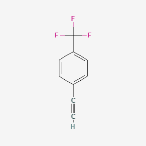 molecular formula C9H5F3 B1334827 1-乙炔基-4-(三氟甲基)苯 CAS No. 705-31-7