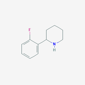 molecular formula C11H14FN B1334840 2-(2-氟苯基)哌啶 CAS No. 383128-41-4