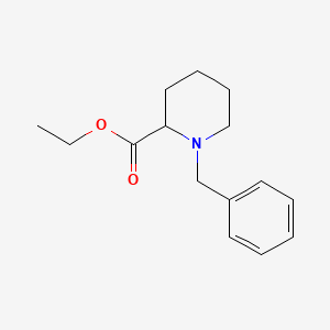 molecular formula C15H21NO2 B1334847 Ethyl 1-benzylpiperidine-2-carboxylate CAS No. 77034-34-5