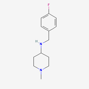 4-(4-Fluorobenzylamino)-1-methylpiperidine