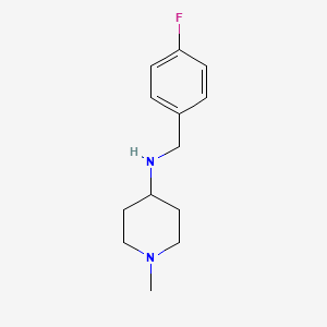 molecular formula C13H19FN2 B1334854 4-(4-氟苯甲基氨基)-1-甲基哌啶 CAS No. 359878-47-0