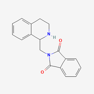 molecular formula C18H16N2O2 B1334857 2-((1,2,3,4-四氢异喹啉-1-基)甲基)异吲哚啉-1,3-二酮 CAS No. 310451-86-6