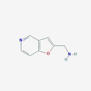 molecular formula C8H8N2O B133487 Furo[3,2-c]pyridin-2-ylmethanamine CAS No. 153863-92-4