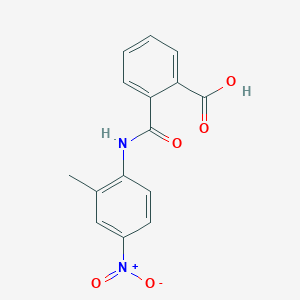 molecular formula C15H12N2O5 B1334907 2-[(2-Methyl-4-nitrophenyl)carbamoyl]benzoic acid CAS No. 19368-36-6