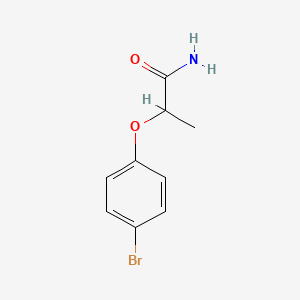 molecular formula C9H10BrNO2 B1334917 2-(4-溴苯氧基)丙酰胺 CAS No. 360791-98-6