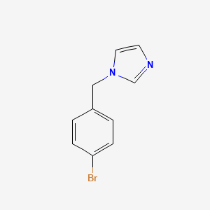 molecular formula C10H9BrN2 B1334938 1-(4-bromobenzyl)-1H-imidazole CAS No. 72459-46-2