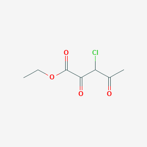 molecular formula C7H9ClO4 B1334950 3-氯-2,4-二氧戊酸乙酯 CAS No. 34959-81-4