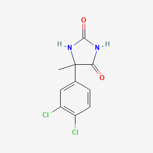 molecular formula C10H8Cl2N2O2 B1334952 5-(3,4-Dichlorophenyl)-5-methylimidazolidine-2,4-dione CAS No. 52715-57-8