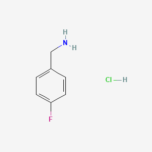 molecular formula C7H9ClFN B1334957 对氟苄胺盐酸盐 CAS No. 659-41-6