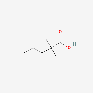 molecular formula C8H16O2 B1334958 2,2,4-Trimethylpentanoic acid CAS No. 866-72-8