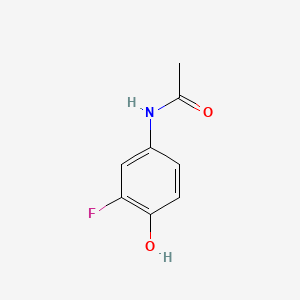 molecular formula C8H8FNO2 B1334959 N-(3-Fluoro-4-hydroxyphenyl)acetamide CAS No. 2045-39-8