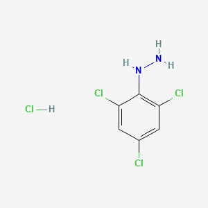 molecular formula C6H6Cl4N2 B1334960 (2,4,6-Trichlorophenyl)hydrazine monohydrochloride CAS No. 2724-66-5
