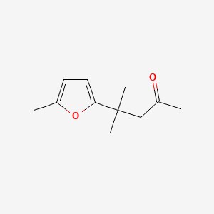 molecular formula C11H16O2 B1334968 4-Methyl-4-(5-methyl-2-furyl)pentan-2-one CAS No. 31704-82-2