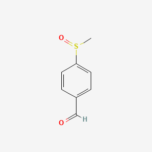molecular formula C8H8O2S B1334970 p-(Methylsulphinyl)benzaldehyde CAS No. 37794-15-3