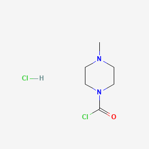 molecular formula C6H12Cl2N2O B1334984 4-Methyl-1-piperazinecarbonyl chloride hydrochloride CAS No. 55112-42-0